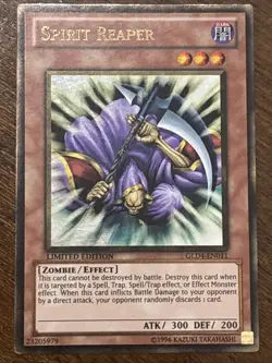 Spirit Reaper GLD4-EN011 Gold Series 4: Pyramids Edition Limited Gold Rare LP - Image 1