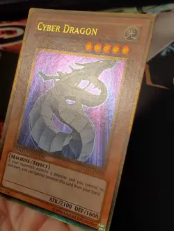 Yugioh Cyber Dragon GLD1-EN022 Gold Rare Limited Edition MP - Image 3