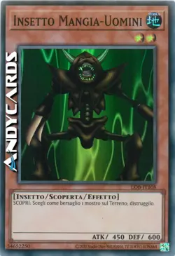 INSETTO MANGIA-UOMINI (Man-Eater Bug) • Super R • LOB IT108 • Unl 2023 • Yugioh! - Image 1