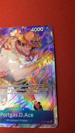 Portgas D Ace P-074 One Piece Premium Card Collection Best Selection Vol. 3 - Image 2
