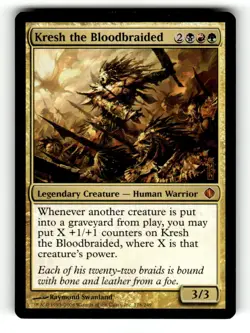 Kresh the Bloodbraided Shards of Alara 178 Near Mint - Image 1
