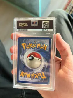 1999 POKEMON BASE SET UNLIMITED #10 MEWTWO-HOLO PSA 7 Nice Cert Number - Image 5