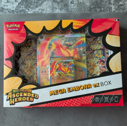 Pokemon TCG Mega Evolution Ascended Heroes ex Box Emboar/Meganium Promo EN - Image 1