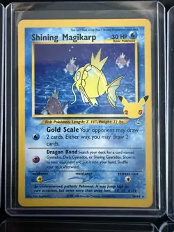 Shining Magikarp - 66/64 - 25th Anniversary Celebrations - Pokemon Card - NM - Image 1