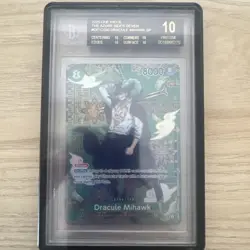 ONE PIECE THE AZURE SEA'S SEVEN OP12-030 DRACULE MIHAWK SP BGS BLACK LABEL 10 - Image 1