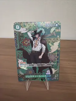 Dracule Mihawk SP OP12-030 SR The Azure Sea's Seven ONE PIECE Card Japanese - Image 1