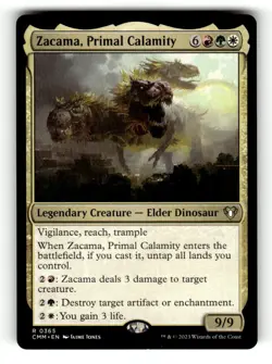 Zacama, Primal Calamity Commander Masters 365 Near Mint - Image 1