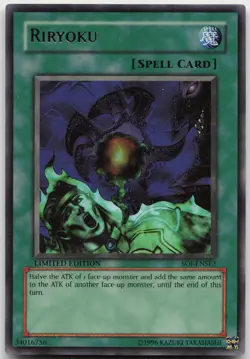 Riryoku SOI-ENSE2 Ultra Rare Limited Edition Near Mint Yugioh - Image 2
