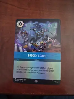Disney Lorcana Sudden Scare Epic 219/204 Holo Whispers in the Well - Image 1