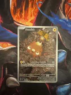 Pokemon TCG Stunfisk 202/191 Surging Sparks Illustration Rare - Image 1