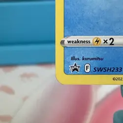 Pokemon Squirtle Holo Promo 💫 SWIRL 💫TCG Card SWSH233 Black Star Promo Mint - Image 3