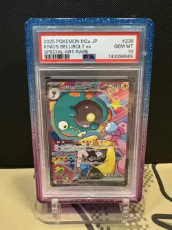 2025 MEGA DREAM IONO’S BELLIBOLT EX SPECIAL ART RARE #236 PSA GEM MINT 10 - Image 1