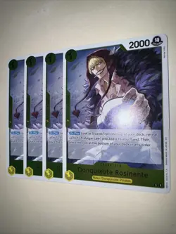 OP12-108 Donquixote Rosinante X4 Playset One Piece Card Game TCG CCG English - Image 3