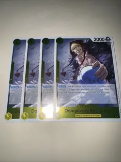 OP12-108 Donquixote Rosinante X4 Playset One Piece Card Game TCG CCG English - Image 4