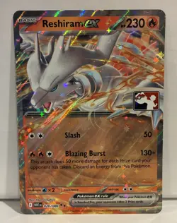 RESHIRAM EX 020/086 HOLO DOUBLE RARE PRIZE PACK SERIES CARDS POKEMON HOLO NM - Image 1