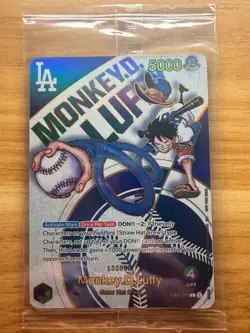 ONE PIECE x Dodgers Luffy Promo Card (07/03/2025) | Sealed, Near Mint/Mint - Image 4