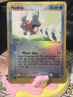 RARE Mudkip 65/97 EX Dragon Reverse holo LP/MP Very Rare Card! - Image 1