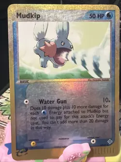 RARE Mudkip 65/97 EX Dragon Reverse holo LP/MP Very Rare Card! - Image 3