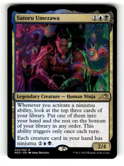 Satoru Umezawa Kamigawa: Neon Dynasty 234 Near Mint - Image 1