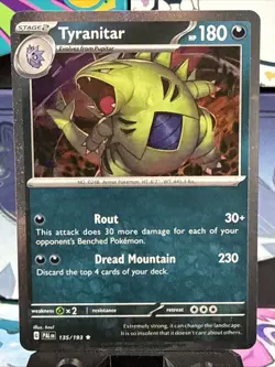 Tyranitar - (Cosmo Foil) 135/193 Miscellaneous Cards & Products Holo - Image 1