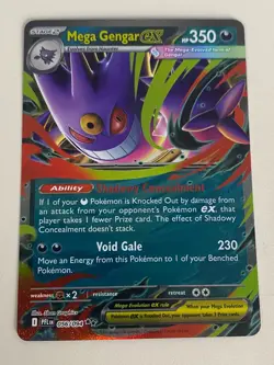Pokemon - Mega Gengar ex 056/094 - Phantasmal Flames Double Rare NM - Free Card - Image 1