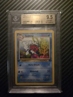 Pokemon Jungle Seaking 46/64 1st Edition Uncommon Card BGS 9.5 - Image 1