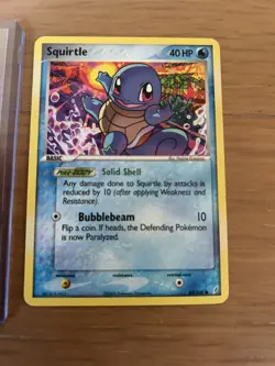 Pokemon TCG Squirtle 64/100 EX Crystal Guardians Common Card NM - Image 1