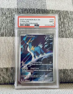 Pokemon Card Cobalion #144 Black Bolt PSA MINT 9 WORLDWIDE SHIP - Image 1
