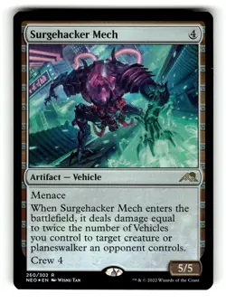 Surgehacker Mech Kamigawa: Neon Dynasty 260 NM FOIL - Image 1
