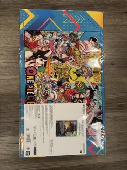 IN HAND One Piece Card Game Official Playmat Limited Edition Vol.5 & Promo Card - Image 1