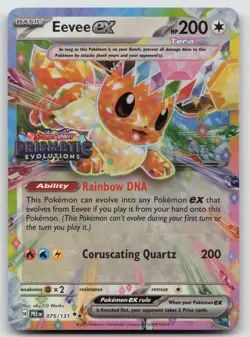 Eevee ex 075/131 Holo Miscellaneous Cards & Products Pokemon NM - Image 1