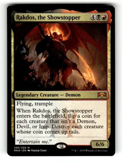 Rakdos, the Showstopper Ravnica Allegiance 199 Near Mint - Image 1