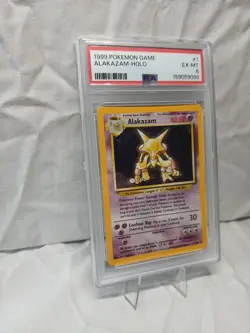 1999 Pokemon Game Alakazam-Holo #1 Ex-Mt PSA 6 Vintage Pokemon Card Rare! - Image 2