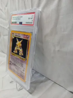 1999 Pokemon Game Alakazam-Holo #1 Ex-Mt PSA 6 Vintage Pokemon Card Rare! - Image 5