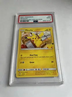 McDonald's Pikachu #25/25 25th Anniversary Promo Non-Holo Pokemon TCG Card - Image 1