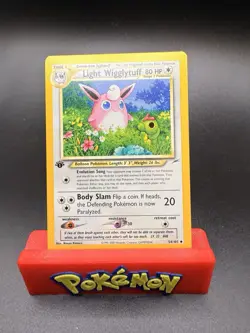 Pokemon Card - Light Wigglytuff Neo Destiny 54/105 Uncommon 1st Edition NM/lp - Image 1