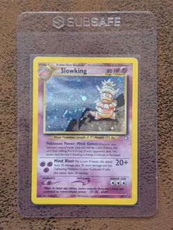 Slowking - 14/111 - Holo - Rare Neo Genesis - Vintage Pokemon card - Nearly Mint - Image 1