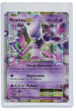 Mewtwo EX 52/108 JUMBO OVERSIZED XY Evolutions Pokemon Card NM In Card Saver - Image 1