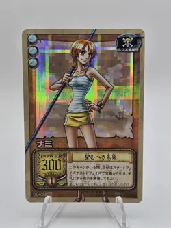Nami 2003 BP-C05 One Piece Card Game Prism Holo Japanese vintage Bandai LP - Image 1