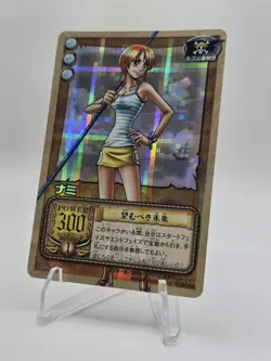 Nami 2003 BP-C05 One Piece Card Game Prism Holo Japanese vintage Bandai LP - Image 2
