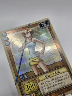 Nami 2003 BP-C05 One Piece Card Game Prism Holo Japanese vintage Bandai LP - Image 3