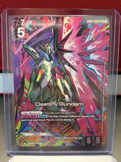 Bandai Gundam Card Game Destiny Gundam UNIT GD04-030 LR+ English Yamashita - Image 1