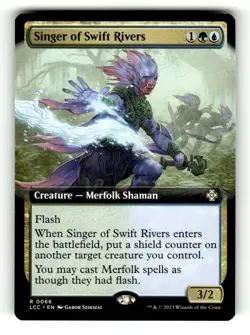 Singer of Swift Rivers (Extended Art) The Lost Caverns of Ixalan 66 NM - Image 1