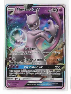 Mewtwo GX 39/73 Shining Legends Holo Sun & Moon Pokemon TCG Card NM - Image 1