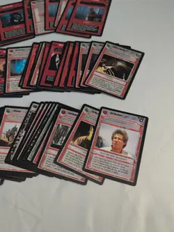 Star Wars CCG TCG Lot 1995-2000 Trading Cards Duplicates 112 Total - Image 1