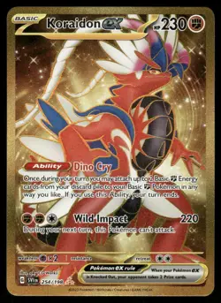 Pokemon Cards Koraidon ex 254/198 Holo Scarlet & Violet Hyper Rare NM - Image 1
