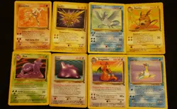 Lot of 8 Pokemon Fossil Rare Cards LP +25 Bulk WOTC - Image 1