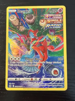 Pokemon TCG Deoxys GG12/GG70 Crown Zenith: Galarian Gallery Holo Card Near Mint - Image 1