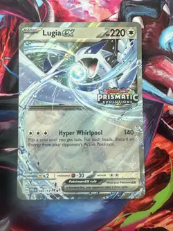 JUMBO Lugia ex (Prismatic Evolutions Stamped) 082/131 Pokemon Cards Holo - Image 1