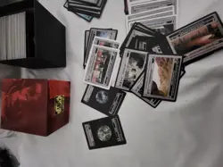 Vintage Star Wars CCG Jabba's Palace Deck Box With Cards Opened - Image 5